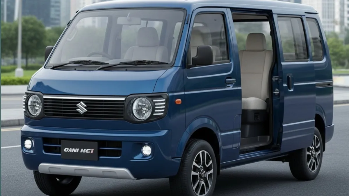 New Maruti Suzuki Omni 2026 model in Blue color starting at 2.56 Lakh
