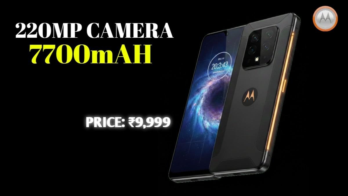 Motorola New Smartphone with 220MP Camera and 7700mAh Battery at 9999